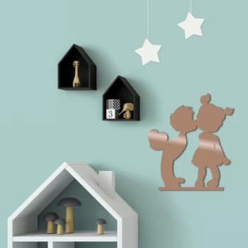 Image of Ch?ldren - Copper Copper Decorative Metal Wall Accessory
