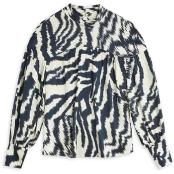 Image of Ted Baker Nuuras Batwing Sleeve High Neck Top - NATURAL
