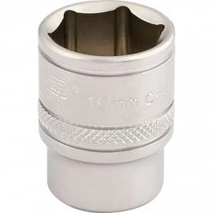 Image of Draper 3/8" Drive Satin Finish Hexagon Socket Metric 3/8" 16mm