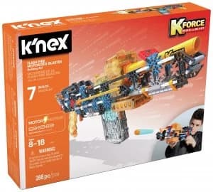 Image of KNEX K Force Motorised Rapid Fire Chamber Building Set.