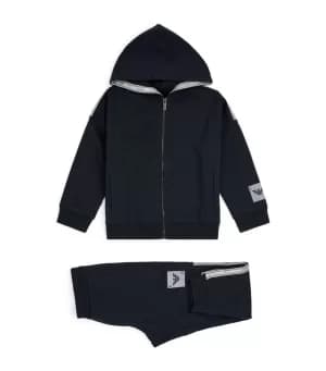 Image of EA7 Boys' Train Graphic Series Eagle Tracksuit - Green - 4 Years