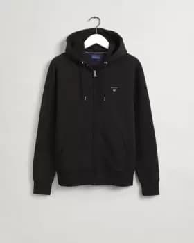 Image of GANT Men Original Full-Zip Hoodie (XXL) Black