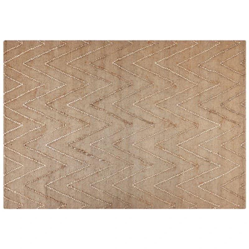 Image of Beliani Rug Daday Beige 160 X 230 Cm Jute