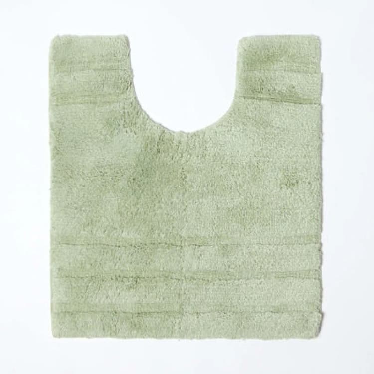 Image of Homescapes Spa Supreme Luxury Pedestal Mat Green