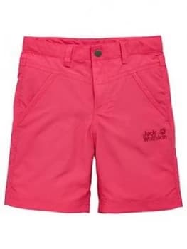 Image of Jack Wolfskin Girls Sun Shorts - Pink, Size 5-6 Years, Women