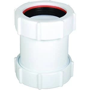 Image of FloPlast WC08 Unicom Compression Waste Straight Coupler - 40mm
