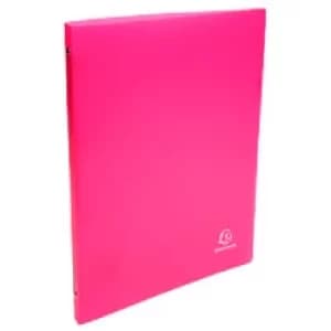 Image of Exacompta Ring Binder Chromaline 51175E Polypropylene A4 15mm 4 ring Red Pack of 25