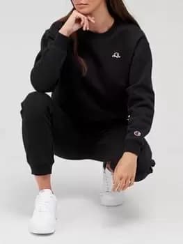 Image of Champion Crewneck Sweatshirt - Black Size XL Women