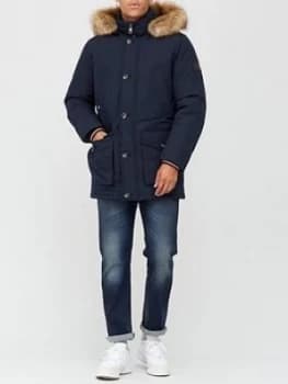 Image of Tommy Hilfiger Hampton Down Fill Parka - Navy