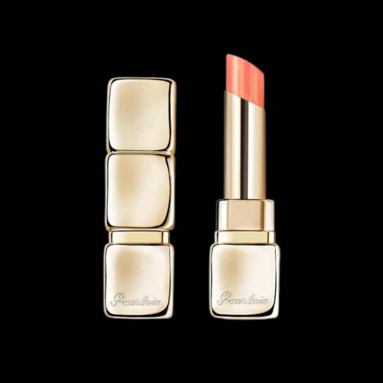 Image of Guerlain KissKiss Bee Glow 98% Natural-Origin Honey Tint Balm- Pearly (Various Shades) - 389 PEARLY PEACH