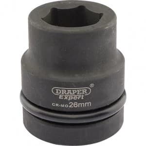 Image of Draper Expert 1" Drive Hexagon Impact Socket Metric 1" 26mm