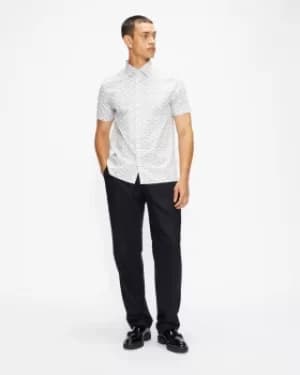 Image of Ss Paper Plane Print Shirt