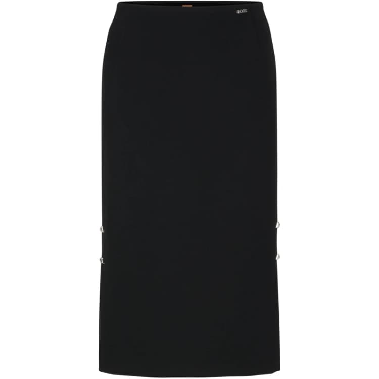 Image of Boss Womens Vevoka Tailored Pencil Skirt Black female 6 (XS)