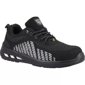 Image of Safety Jogger Mens Fitz Safety Trainers (10 UK) (Black)