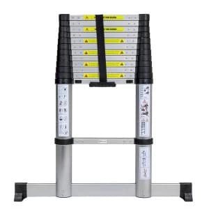 Image of Charles Bentley Telescopic Ladder - 3.8m