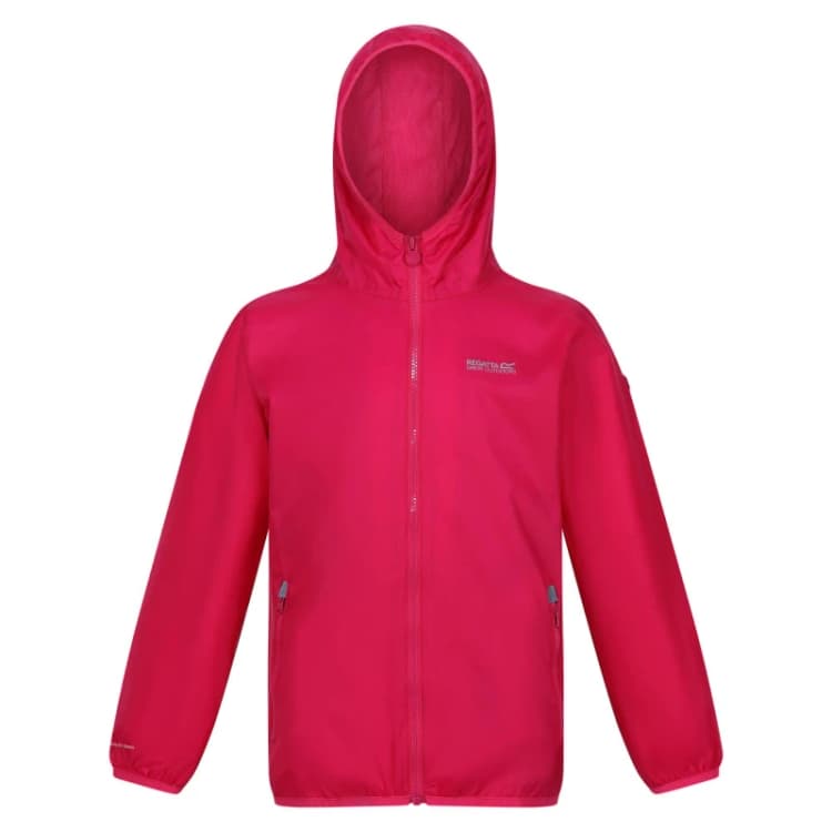 Image of Regatta Lever II Waterproof Jacket - Pink Pink C3-C4yrs