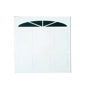 Image of Wickes Bronte Glosswhite Framed Canopy Garage Door 2134 x 2134mm