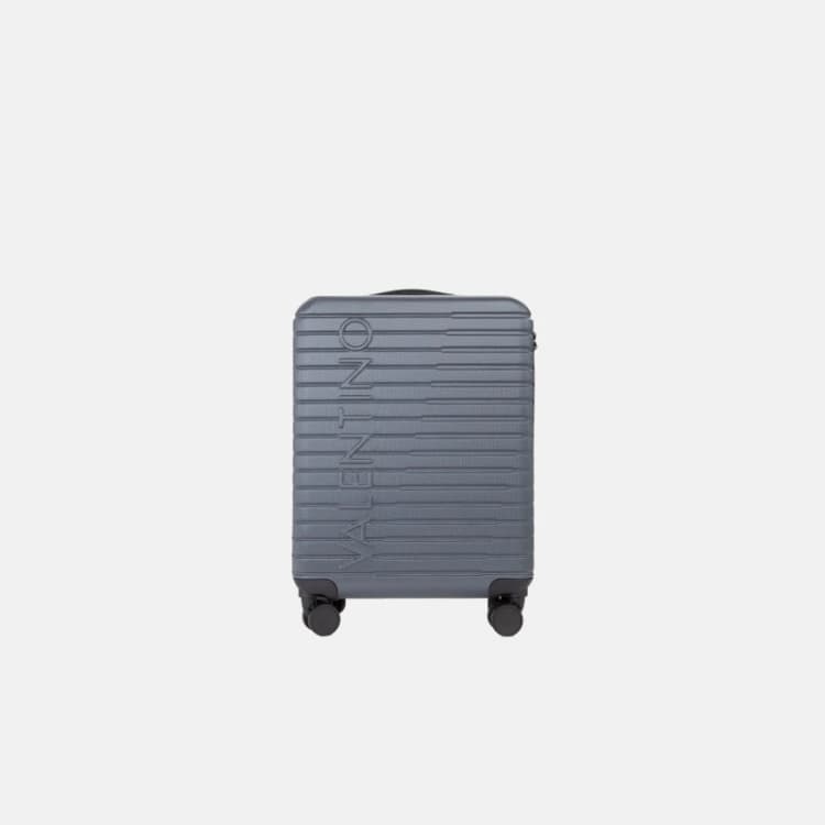 Image of Valentino Mercury Hard Suitcase Gun Metal unisex 20in/56cm