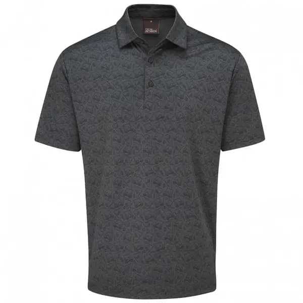 Image of Oscar Jacobson Sonic Polo - Pewter - M