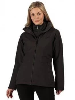 Image of Regatta Shrigley 3-In-1 Waterproof Jacket - Dark Grey
