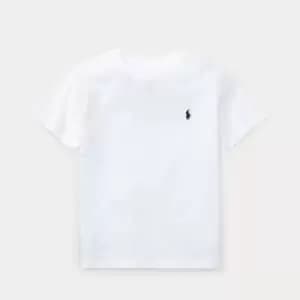 Image of Polo Ralph Lauren Boys' Short Sleeve Small Logo T-Shirt - White - 10-12 Years