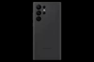 Image of Samsung Galaxy S22 Ultra Silicone Cover in Black (EF-PS908TBEGWW)