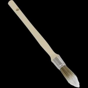 Image of Sealey Wooden Handle Round Sash Paint Brush 15mm