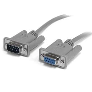 Image of Startech 3m DB9 RS232 Serial Null Modem Cable FM
