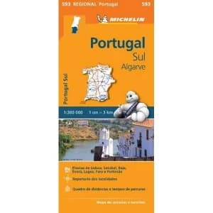 Image of Portugal Sud - Algrave - Michelin Regional Map 593 Map 2013 Sheet map