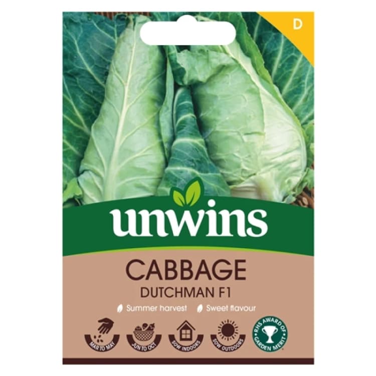 Image of Unwins Cabbage (Pointed) Dutchman F1