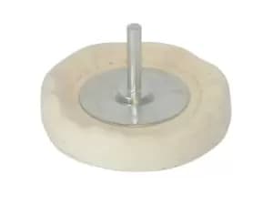 Image of Silverline 675223 Loose Leaf Buffing Wheel 100 x 15mm
