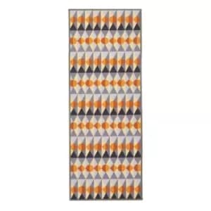Image of Stalybridge 57x150cm Geo Runner Mat - Multi-Coloured