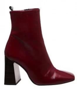 Image of Office All Together Ankle Boots - Burgundy
