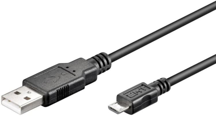 Image of Microconnect USBABMICRO3 USB cable USB 2.0 3m USB A Micro-USB B Black