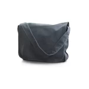 Image of Bags By Jassz - Canvas Messenger Bag (One Size) (Denim Blue)