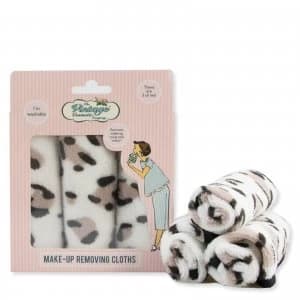 Image of The Vintage Cosmetic Company Leopard Print Make-up Removing Cloths