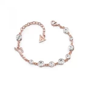 Image of Ladies Guess Crystal Beauty Rose Gold Bracelet