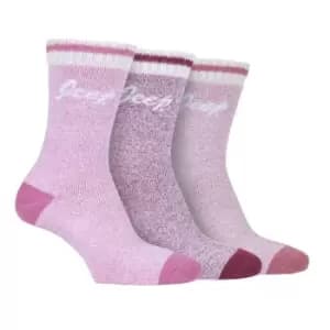 Image of Jeep 3 Pack Performance Boot Socks Ladies - Pink