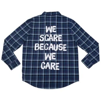 Image of Cakeworthy Monsters Inc We Scare Flannel - XL