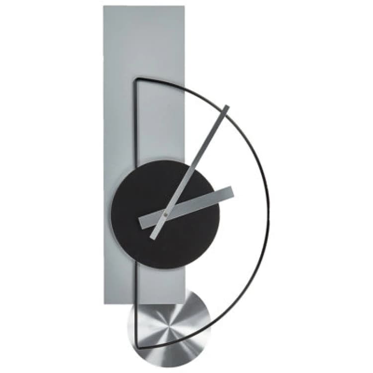 Image of Beliani Wall Clock Cevins 31cm Metal Light Grey
