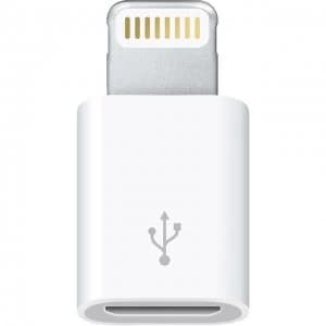 Image of Apple Lightning to Micro USB Adapter