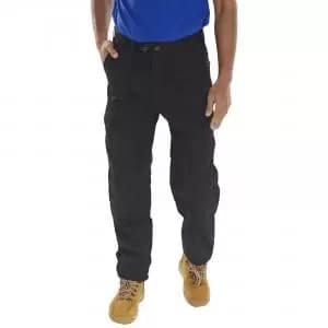 Image of Beeswift Poly Cotton Work Trousers Black 28 PCTHWBL28