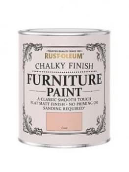 Image of Rust-Oleum Rust-Oleum Chalky Furniture Paint Coral 750Ml