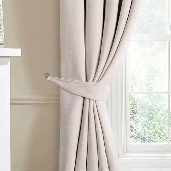 Image of Home Curtains Camden Crushed Chenille Tie Backs Decorative Accessories One Size Brown 76383190000
