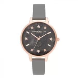 Image of Olivia Burton Celestial Ladies Grey Vegan Strap Watch
