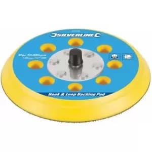 Image of Silverline - Hook & Loop Backing Pad - 125mm / 5/16" unf