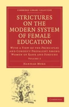 Image of Strictures on the Modern System of Female Education by Hannah More Paperback