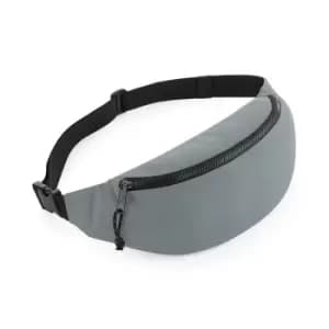 Image of BagBase Unisex Recycled Belt Bag (One Size) (Pure Grey)