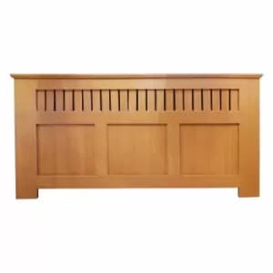 Image of At Home Comforts Panel Oak Effect Radiator Cover X Large