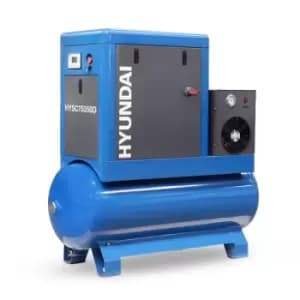 Image of Hyundai 7.5hp 350 Litre Screw Compressor HYSC75350D